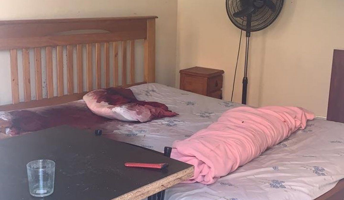 La escena del crimen del homicidio que confesó el ex boxeador Leiva