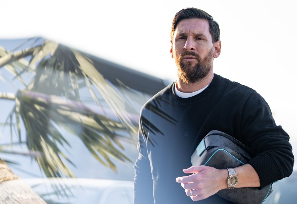 Messi volvió a Miami para iniciar la preparación.