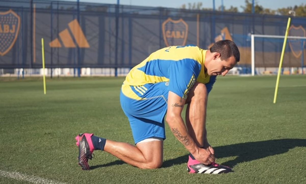 Cristian Lema ya se entrena en Boca tras resolver su salida de Lanús Cristian Lema ya se entrena en Boca tras resolver su salida de Lanús