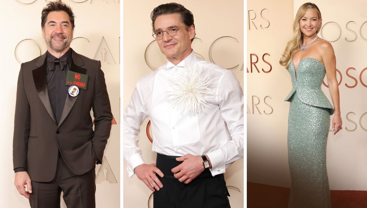 El actor español Javier Bardem; el chileno Pedro Pascal y Kate Hudson. El actor español Javier Bardem; el chileno Pedro Pascal y Kate Hudson.