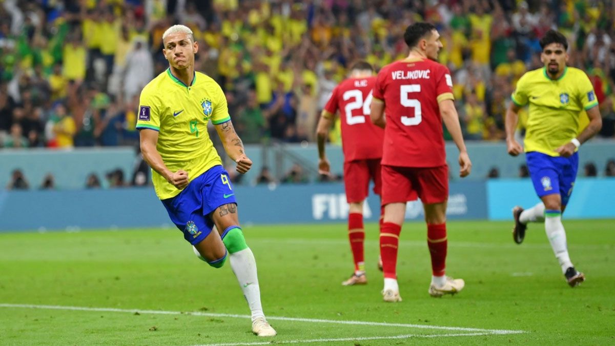 Richarlison fue la figura del debut de Brasil en el Mundial Qatar 2022