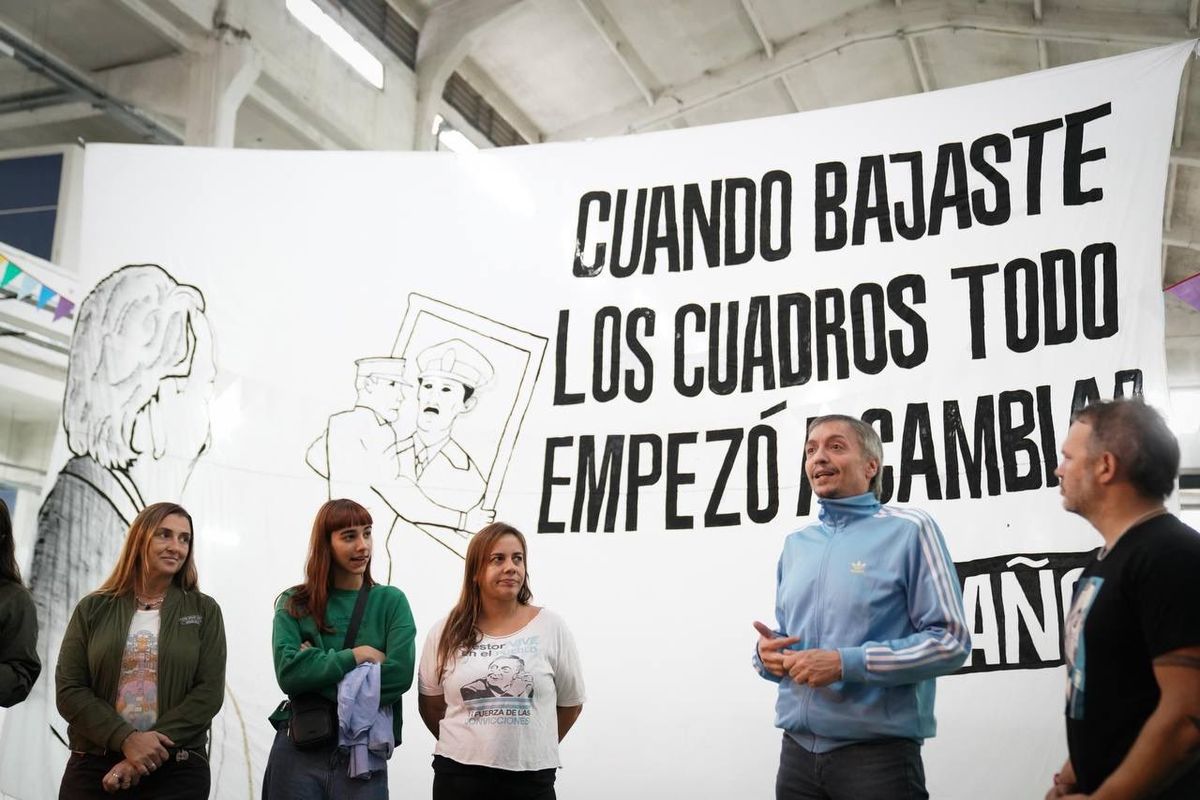 Máximo Kirchner apuntó contra el Fondo Monetario Internacional (FMI) durante la marcha a Plaza de Mayo por el Día de la Memoria. Máximo Kirchner apuntó contra el Fondo Monetario Internacional (FMI) durante la marcha a Plaza de Mayo por el Día de la Memoria.