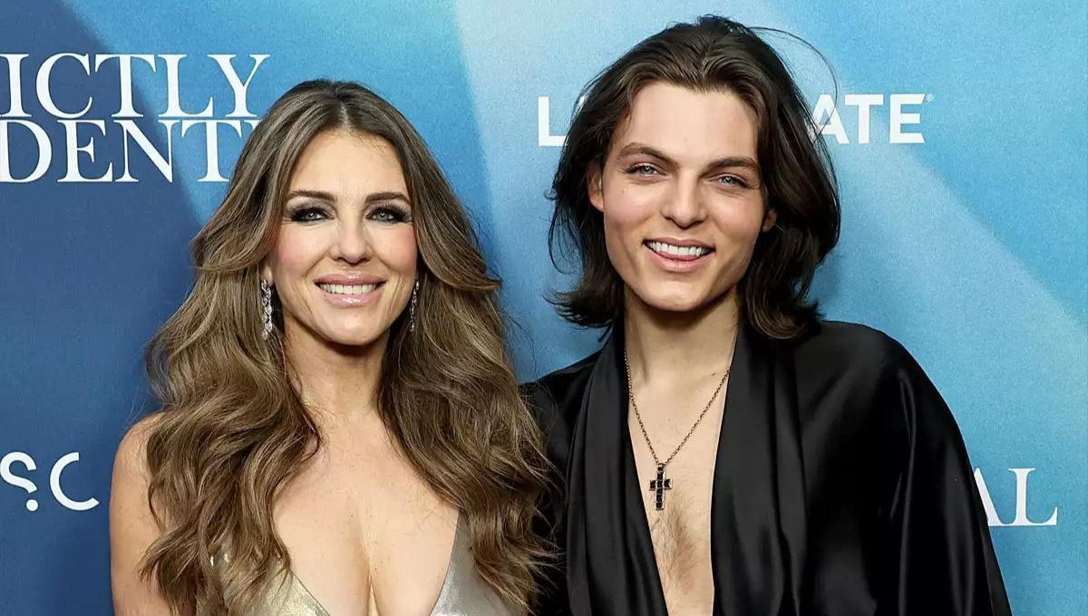 Elizabeth Hurley y su hijo, Damian. Elizabeth Hurley y su hijo, Damian.