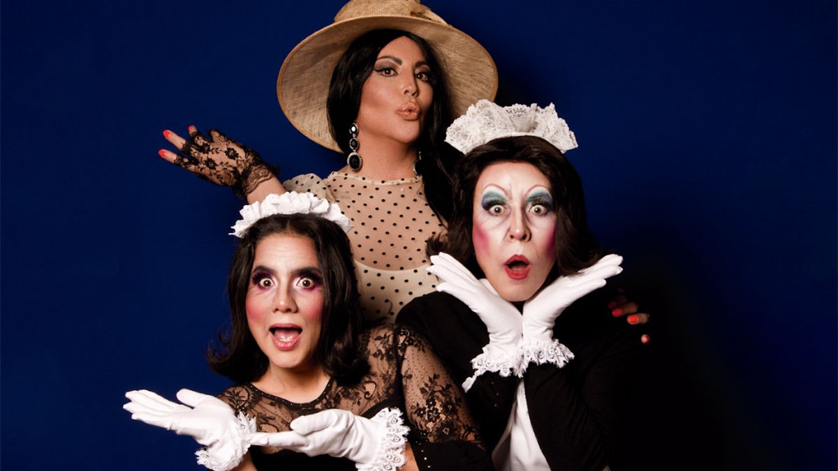 Ana Laura Nicoletti, Victor Agüero, Cecilia Villalva, el elenco de Las Sirvientas.