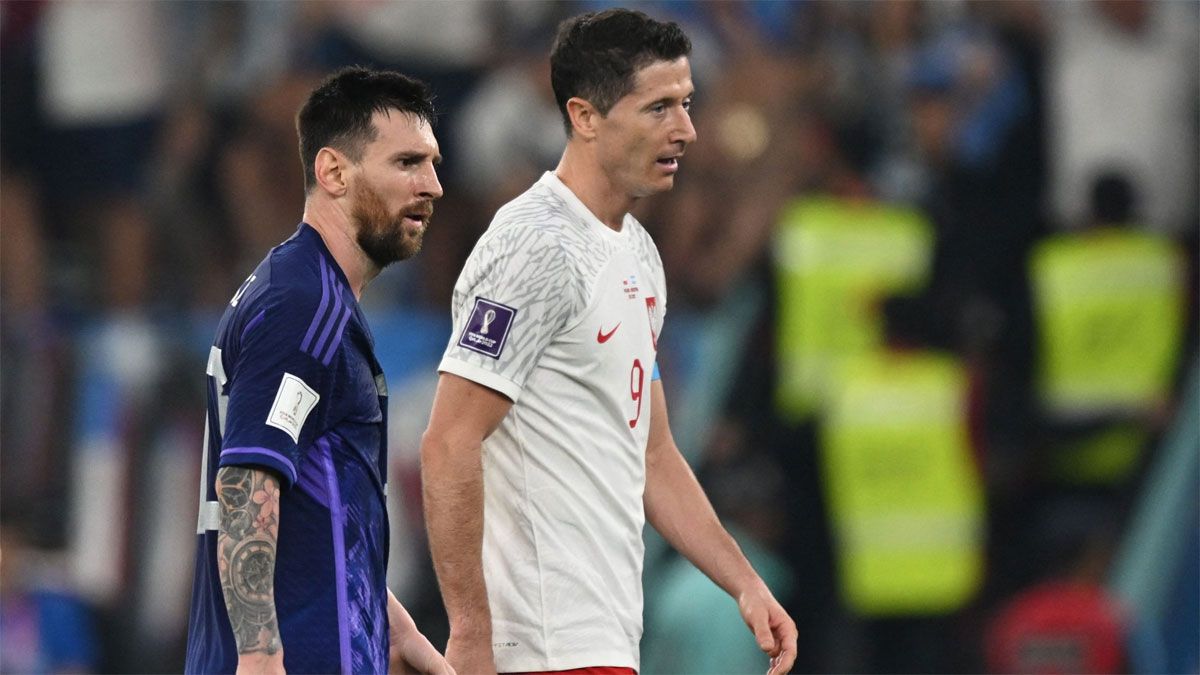 Lionel Messi y Robert Lewandowski mantuvieron varias charlas en el Mundial Qatar 2022.