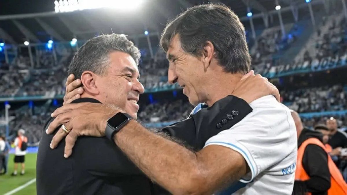 El dardo de Gustavo Costas a River en medio de la pretemporada de Racing: 