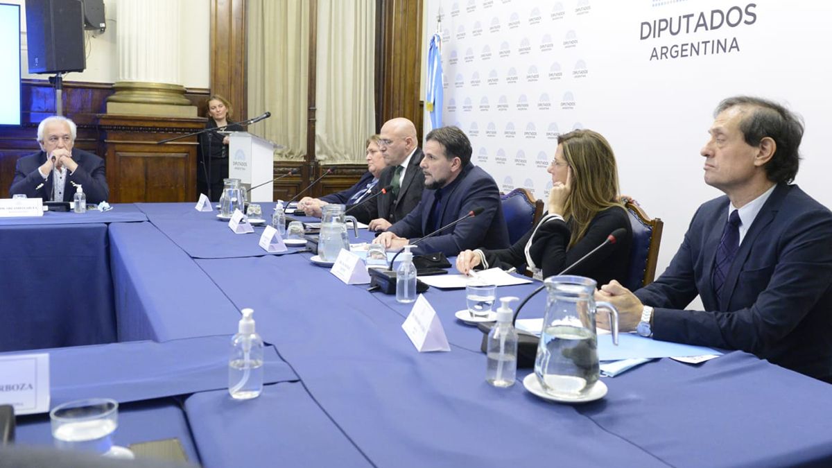 Diputados durante la charla sobre esclerosis múltiple.