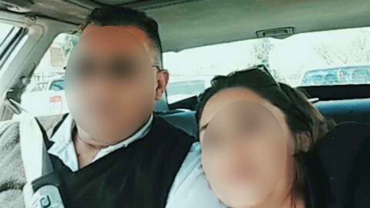 La pareja condenada por el abuso sexual en Guaymallén -se pixela su rostro para proteger a la víctima-.