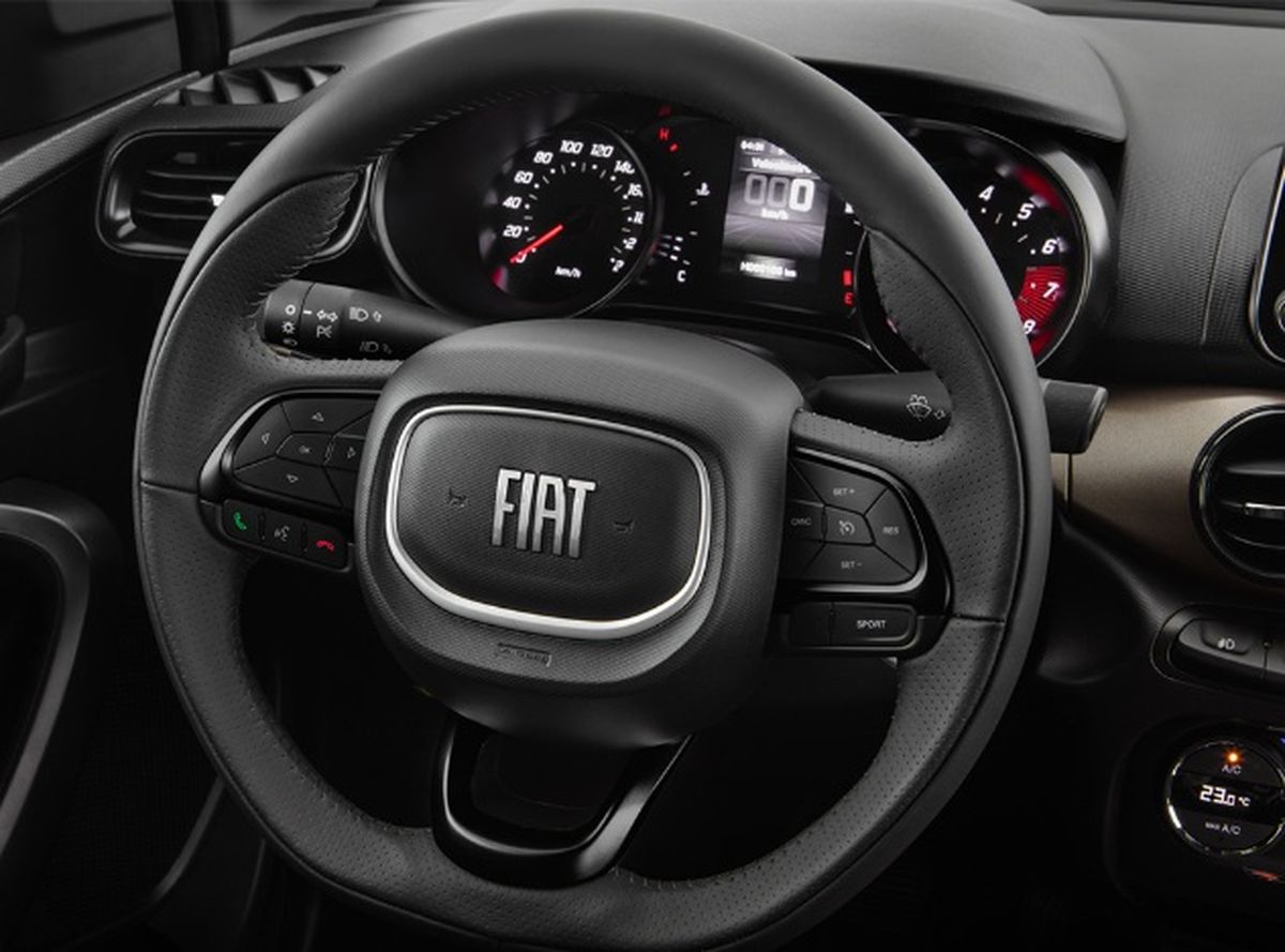 Así luce el interior del Fiat Cronos. Así luce el interior del Fiat Cronos.