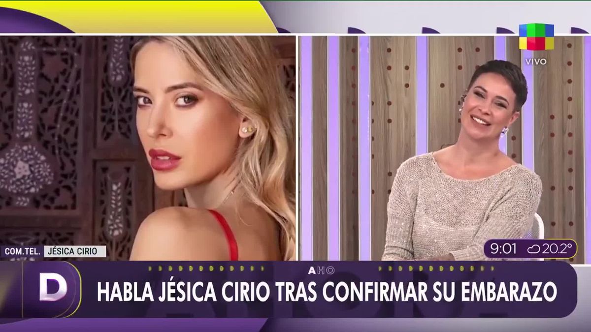 Jesica Cirio habl&oacute; del padre de su futuro beb&eacute;.