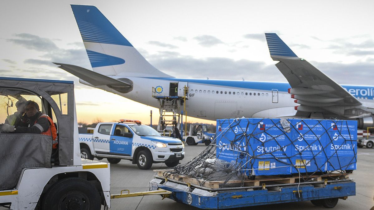 El 3 de junio desembarcaron en Ezeiza 815.150 dosis de la vacuna Sputnik V.&nbsp;