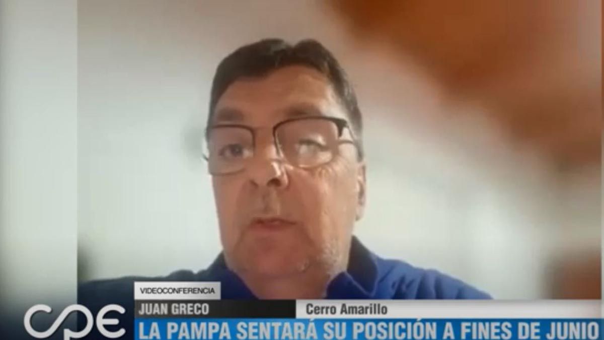 Juan Greco, delegado de La Pampa ante el Coirco.