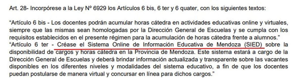 Un fragmento de la nueva normativa que se promulgó el 2 de enero. Un fragmento de la nueva normativa que se promulgó el 2 de enero.