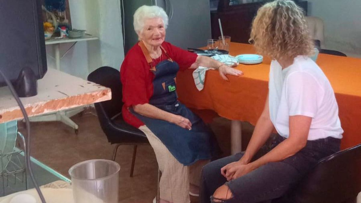 Con Maru Botana, luego de preparar unos exquisitos agnolottis. Con Maru Botana, luego de preparar unos exquisitos agnolottis.
