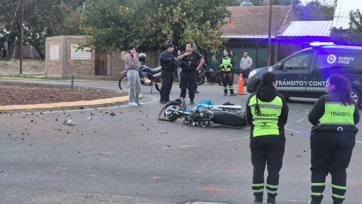 Una joven de 21 años murió tras un accidente en moto en Godoy Cruz