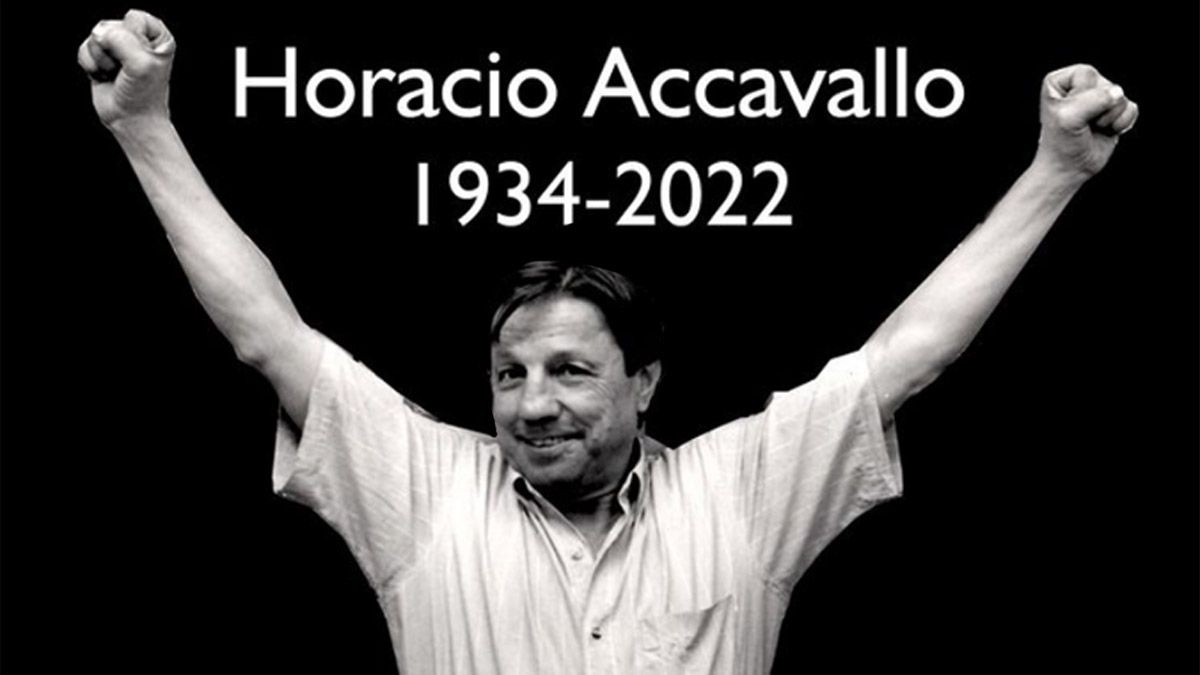 Horacio Accavallo, un referente del boxeo y deporte de la Argentina.