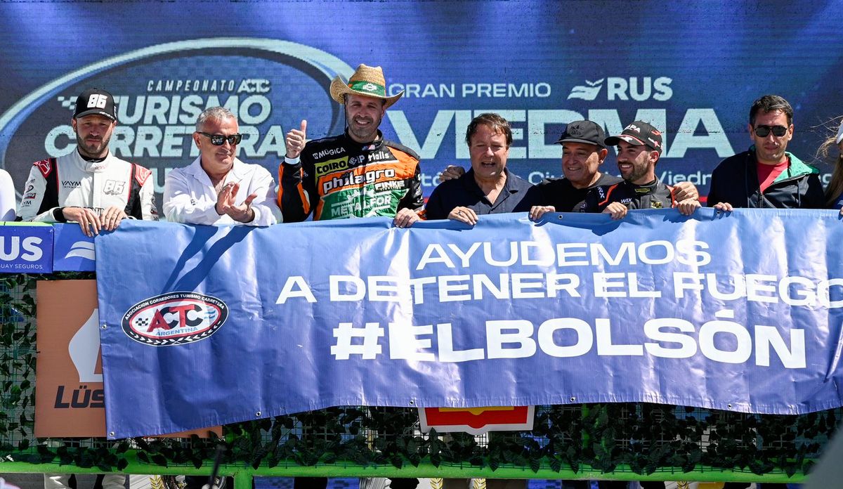 Santero compartió el podio con Castellano y Canapino.