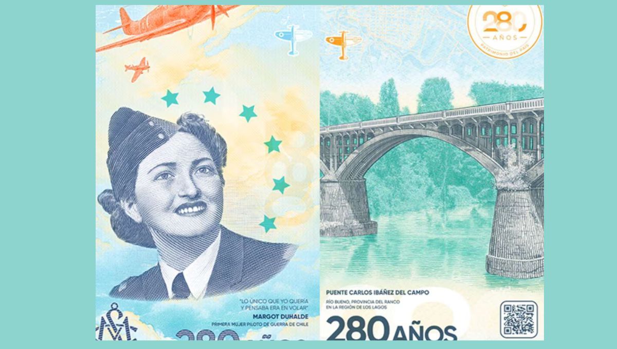 Billete de Margot Duhalde. Billete de Margot Duhalde. 