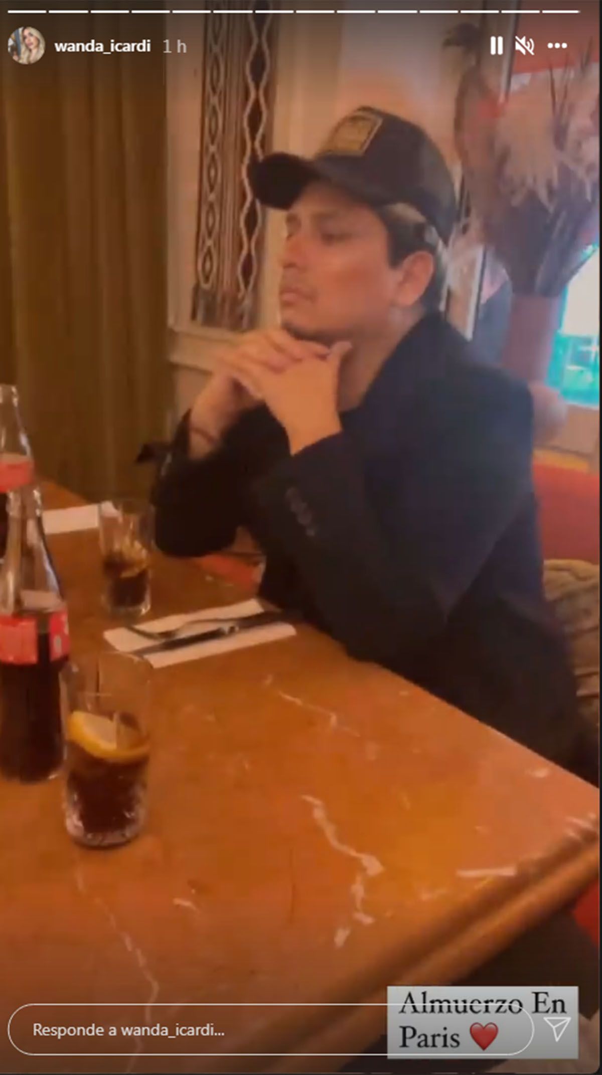 Wanda Nara salió a almorzar con otro hombre: ¡y hay video!