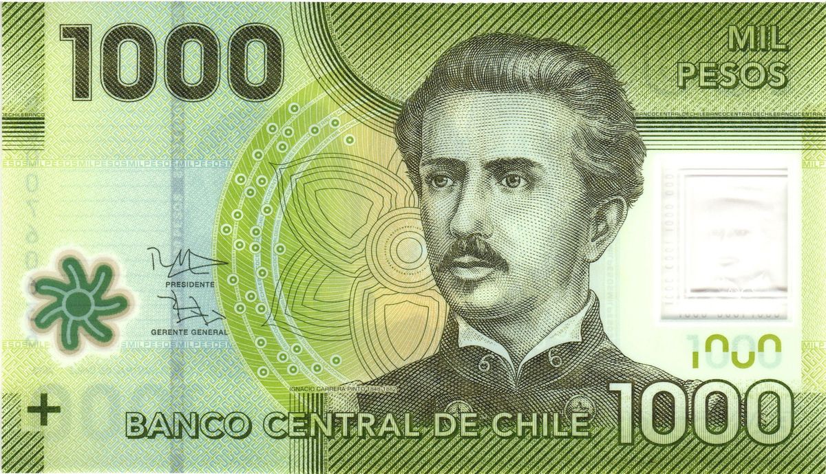 Mil pesos chilenos. Mil pesos chilenos.