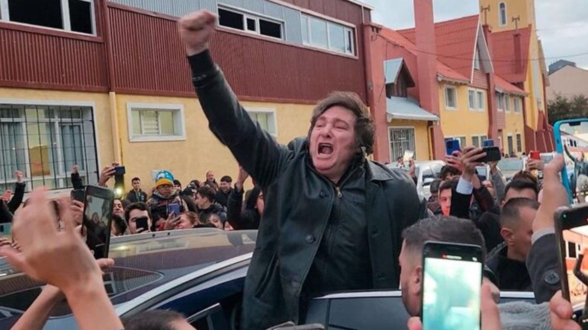 Javier Milei estará este lunes en Tierra del Fuego.