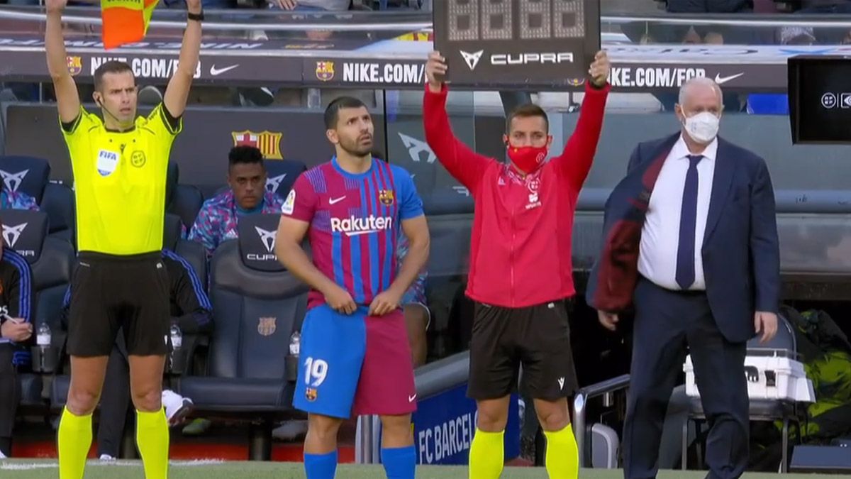 El Kun Agüero anotó, pero el Barcelona perdió con el Real Madrid