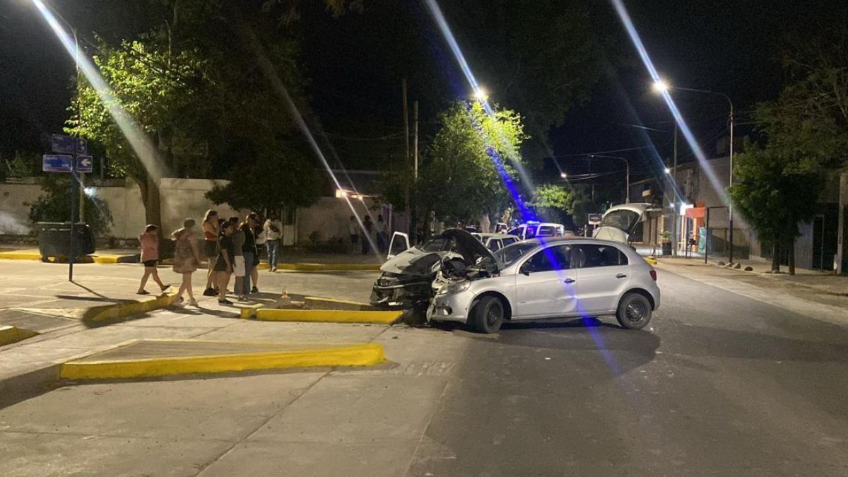 El accidente vial ocurrió en Guaymallén.