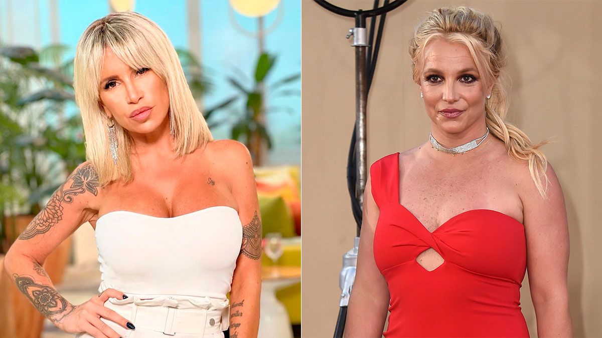 Florencia Peña publicó un video en el que asegura que con Britney Spears  fueron separadas al nacer