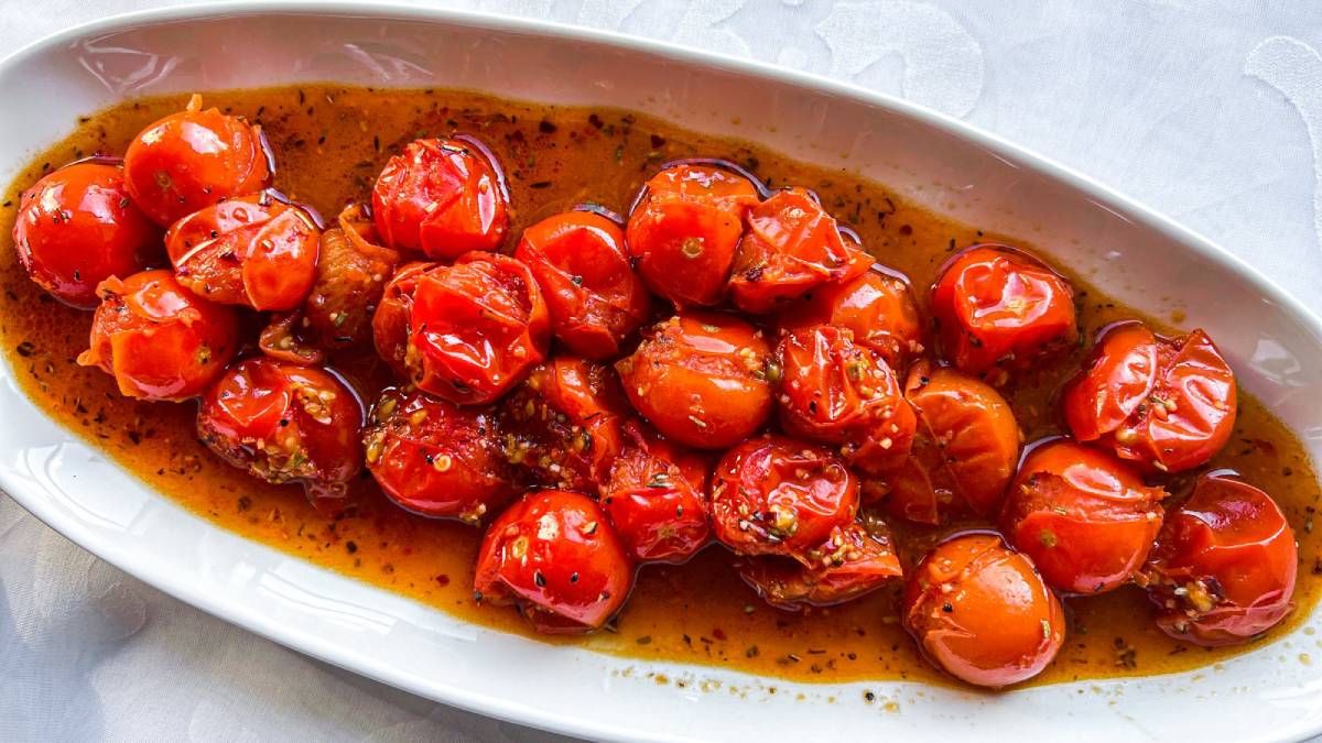 Recetas: tomates confitados. Foto: gentileza squarespace.