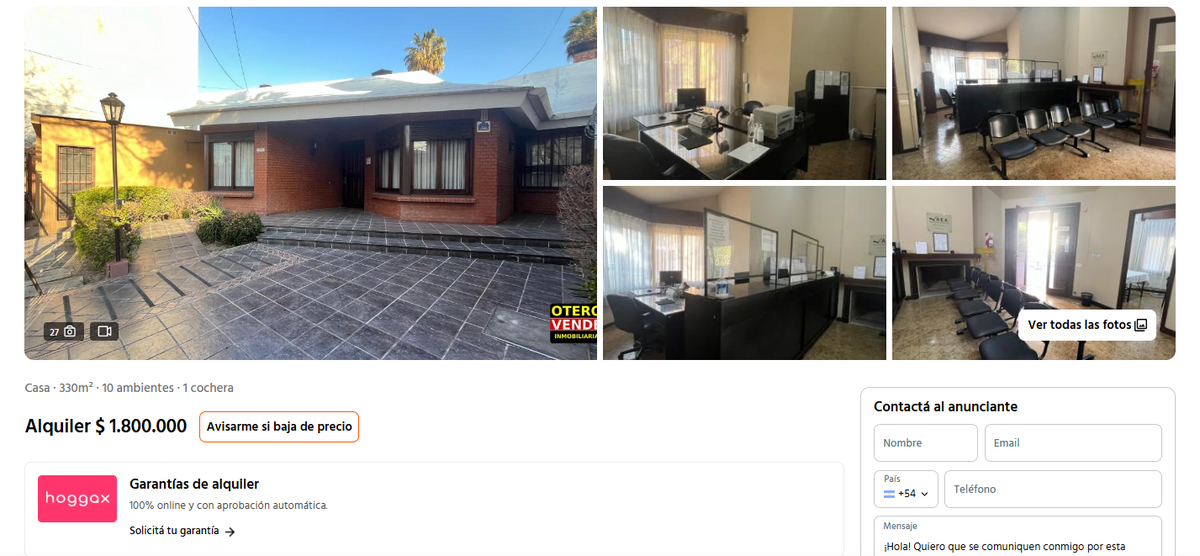 No son muchas las casas en alquiler que se consiguen en esta zona de Mendoza No son muchas las casas en alquiler que se consiguen en esta zona de Mendoza