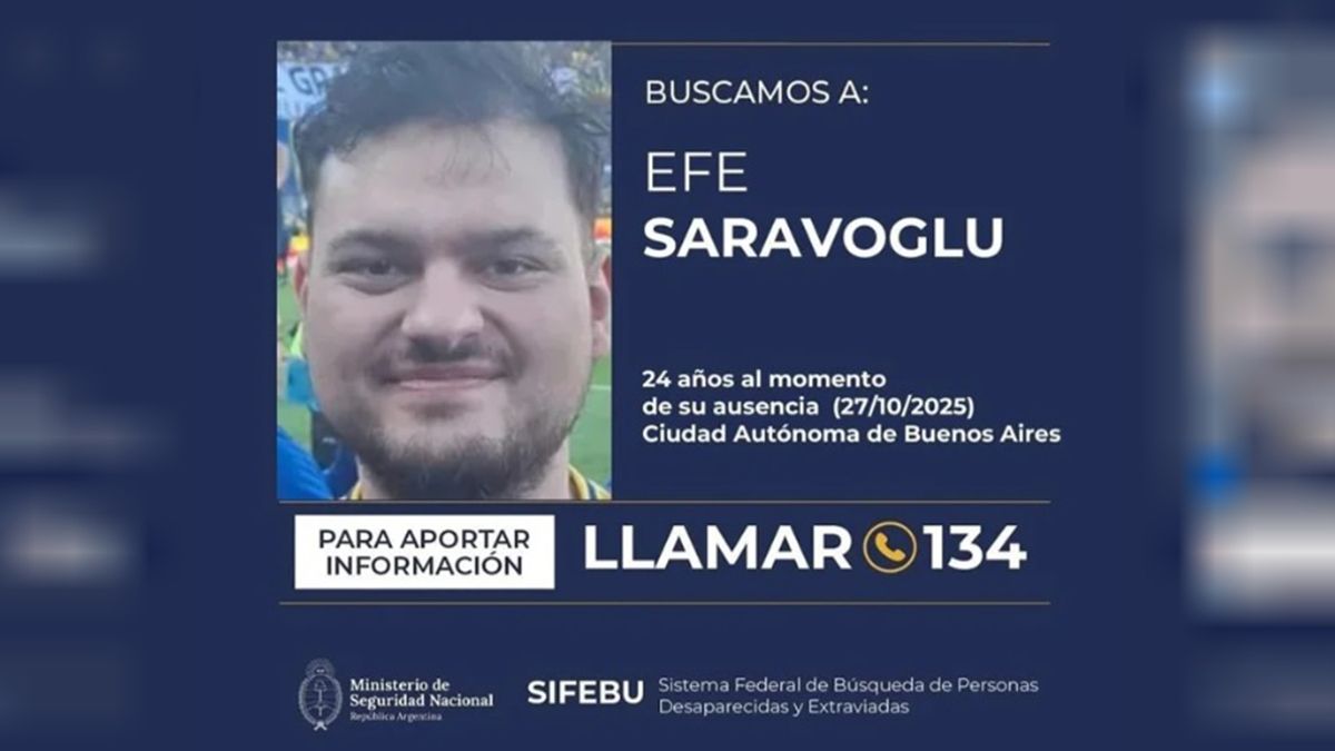 La desaparición del joven turco había sido comunicada por el Ministerio de Seguridad de la Nación y por el Consulado de Turquía. La desaparición del joven turco había sido comunicada por el Ministerio de Seguridad de la Nación y por el Consulado de Turquía.