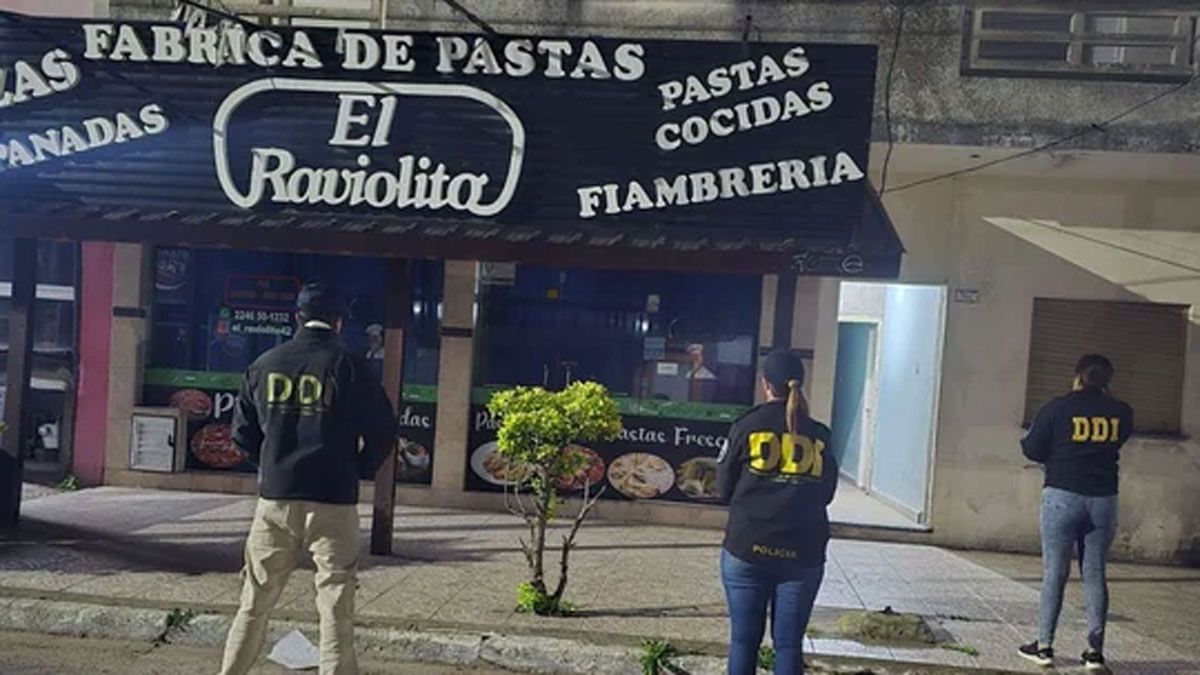 Esta es la f&aacute;brica de pastas del hombre protagonista del crimen.