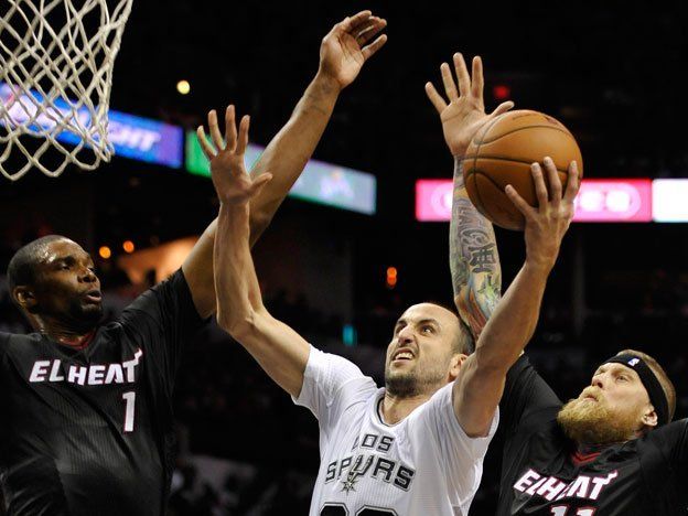 Manu Ginóbili y los Spurs vencieron a los Heat de LeBron James