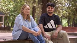 Adriana Cano y Lisandro Vergara, candidatos a senadora y a diputado provincial por el peronismo, en las elecciones 2025.