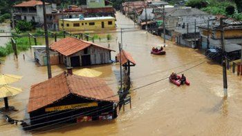 Brasil declaró la emergencia por las inundaciones que dejaron 18 mil evacuados