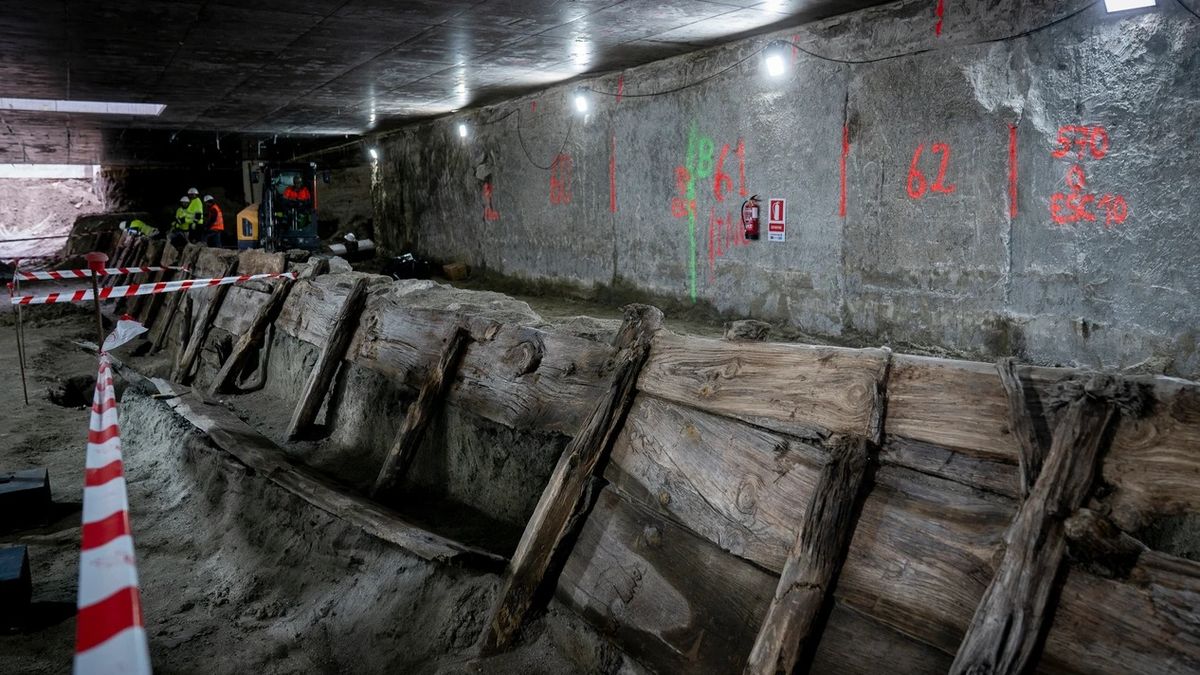 Las obras revelaron ruinas históricas.