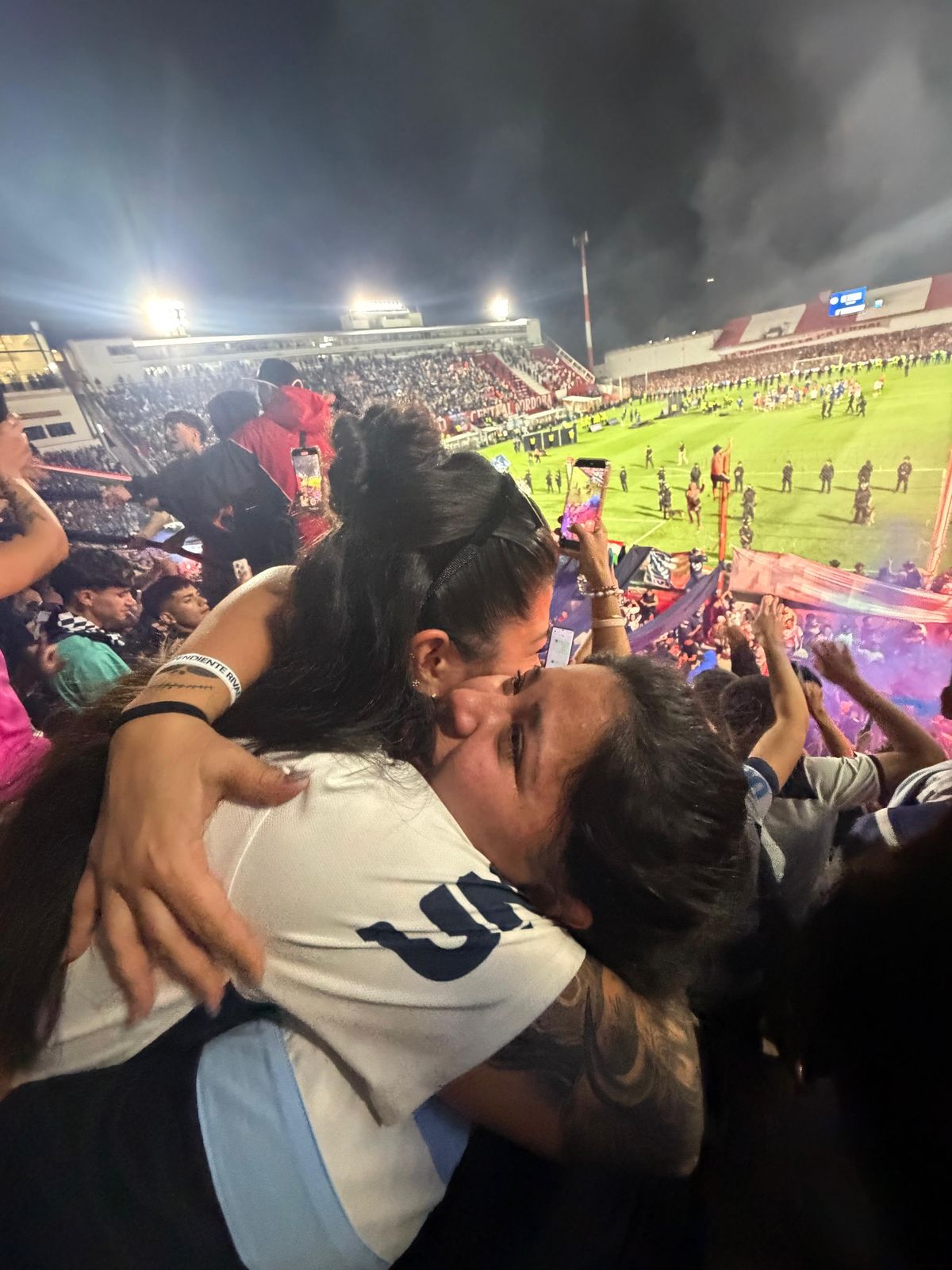 El momento exacto en el que la promesa de Agostina entraba en efecto.