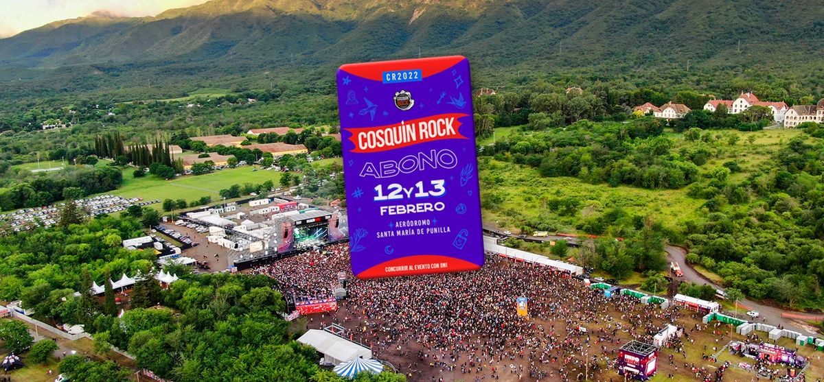 Con nueve escenarios. El Cosquín Rock 2022 confirmó su grilla completa.