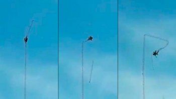 Video: un hombre murió cuando intentaba desmontar una antena