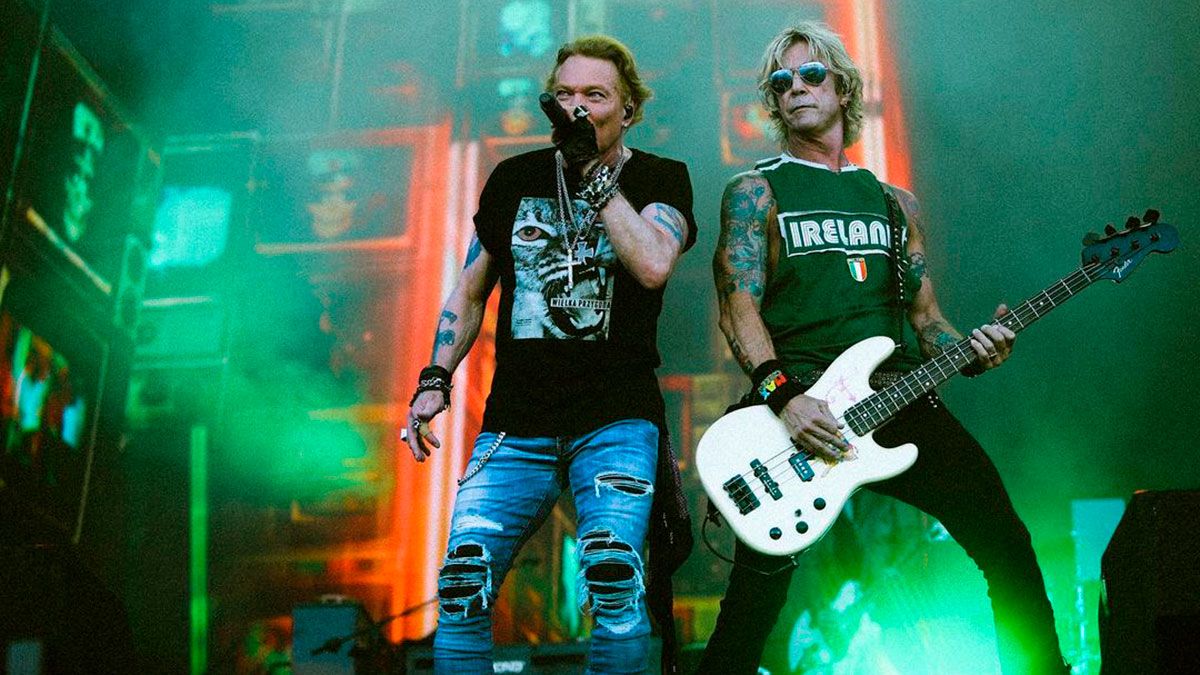 La banda californiana, de Los Ángeles, estará encabezada por los históricos Axl Rose, Slash y Duff McKagan.