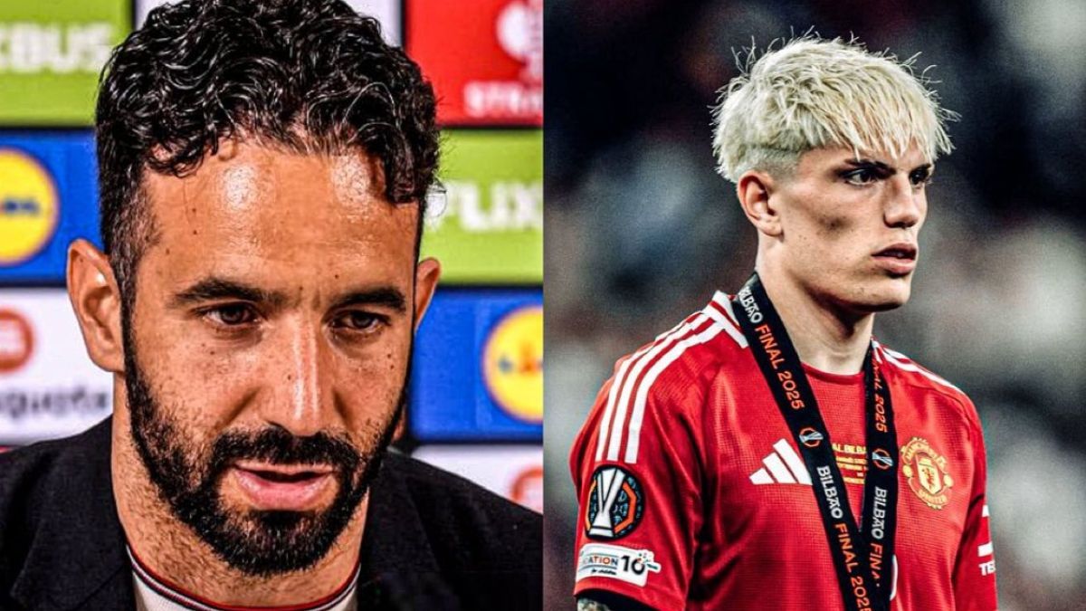 Ruben Amorim se refirió a la situación de Alejandro Garnacho en el Manchester United.