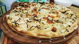 La receta de fugazzeta rellena que una exquisitez