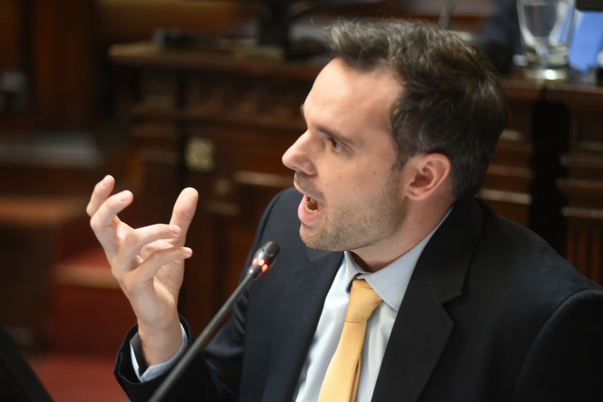 Gabriel Pradines, de la Unión Mendocina, respaldó el proyecto PSJ Cobre Mendocino. Gabriel Pradines, de la Unión Mendocina, respaldó el proyecto PSJ Cobre Mendocino.