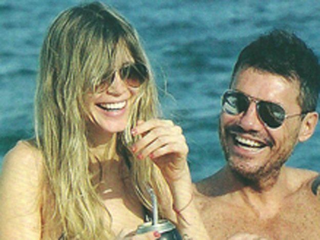 Exóticas vacaciones de Tinelli y Valdes antes de que nazca Lorenzo