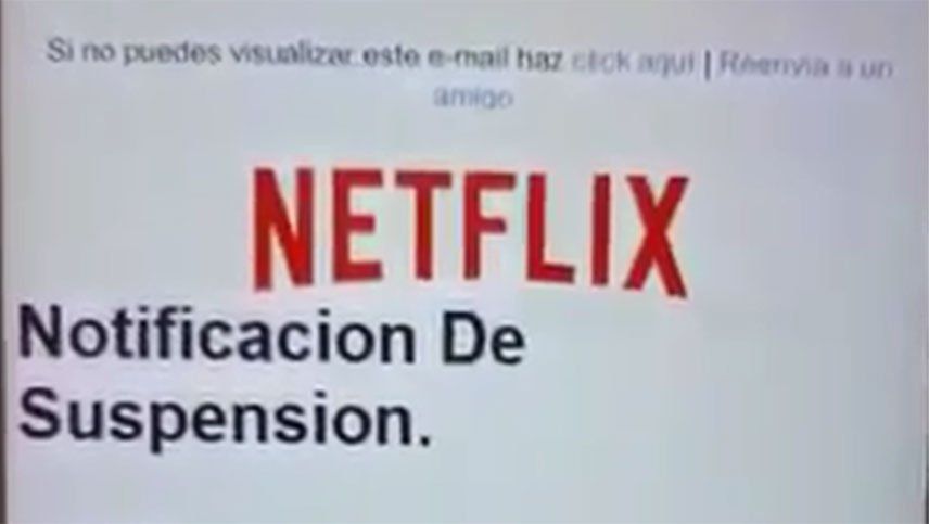 Video: la peligrosa estafa con una falsa notificación de Netflix