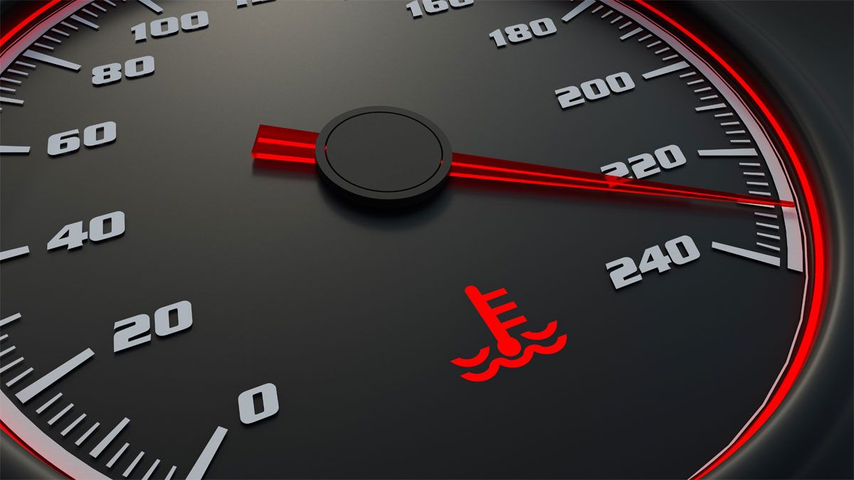Cuando la señal de la temperatura del auto se hace presente