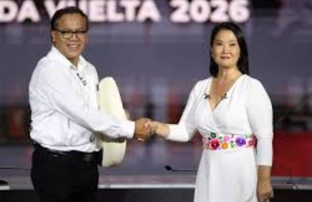 Roberto Sánchez y Keiko Fujimori.