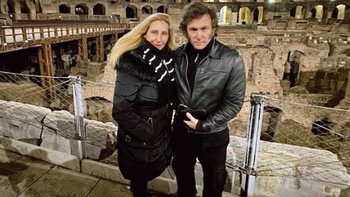 Javier Milei junto a Karina, su hermana, a quien él llama El Jefe.