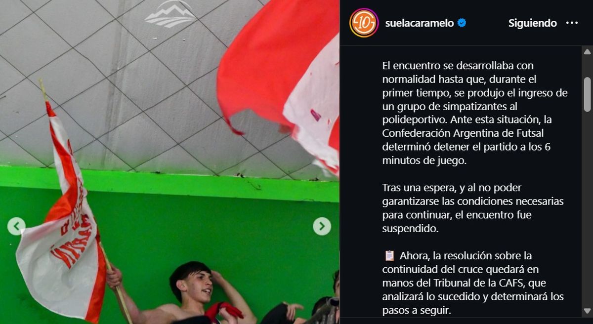 Suela Caramelo habl&oacute; de lo sucedido.