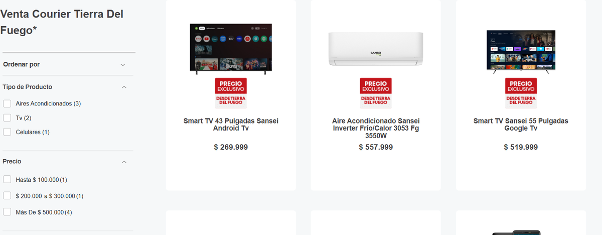 Las empresas de Tierrra del Fuego ahora pueden vender de manera directa a menor precio que las tiendas físicas de todo el país Las empresas de Tierrra del Fuego ahora pueden vender de manera directa a menor precio que las tiendas físicas de todo el país